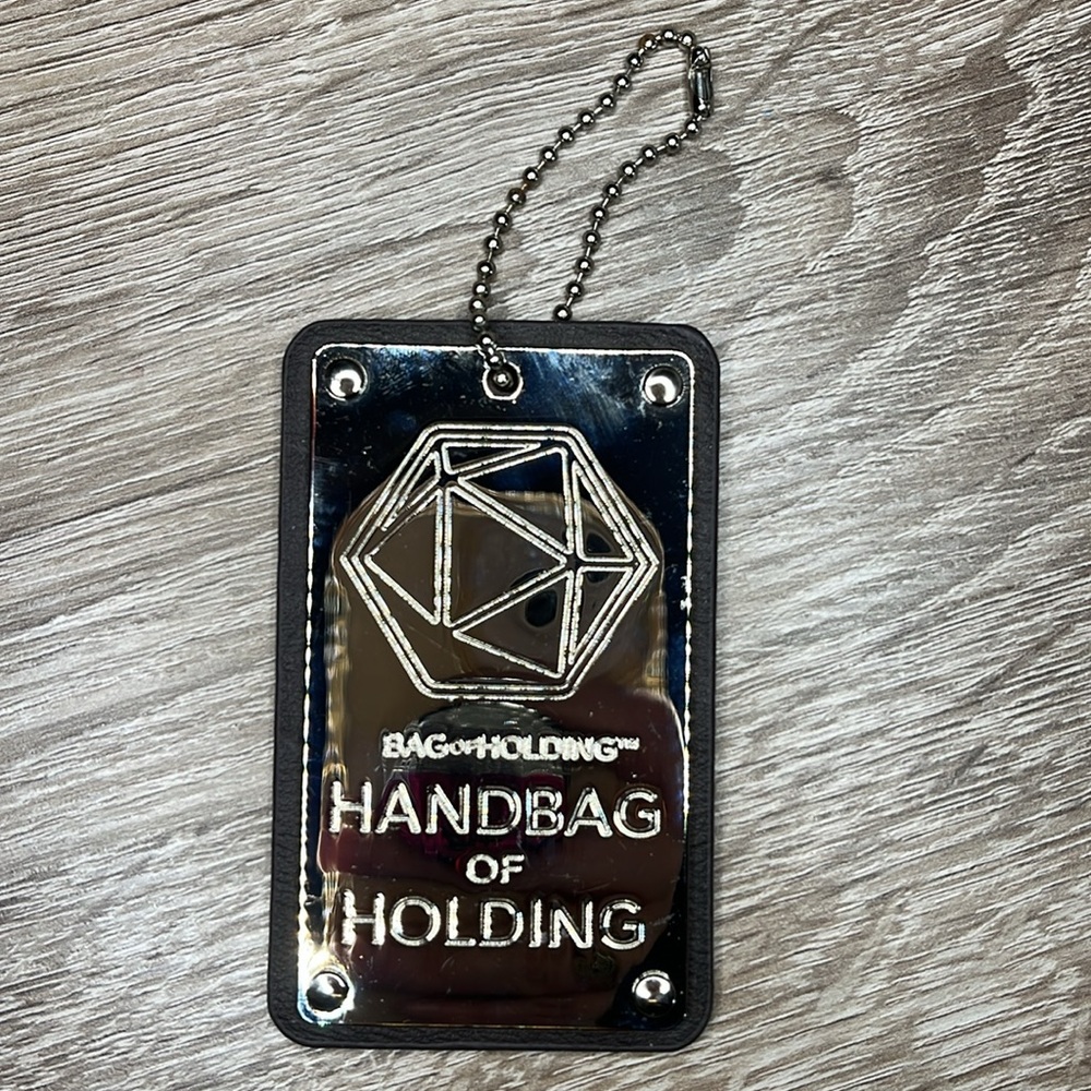 Handbag of Holding tag